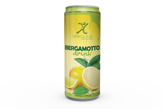 Bergamotto drink  -Gasoline for Humans- 48 lattine da 250 ml